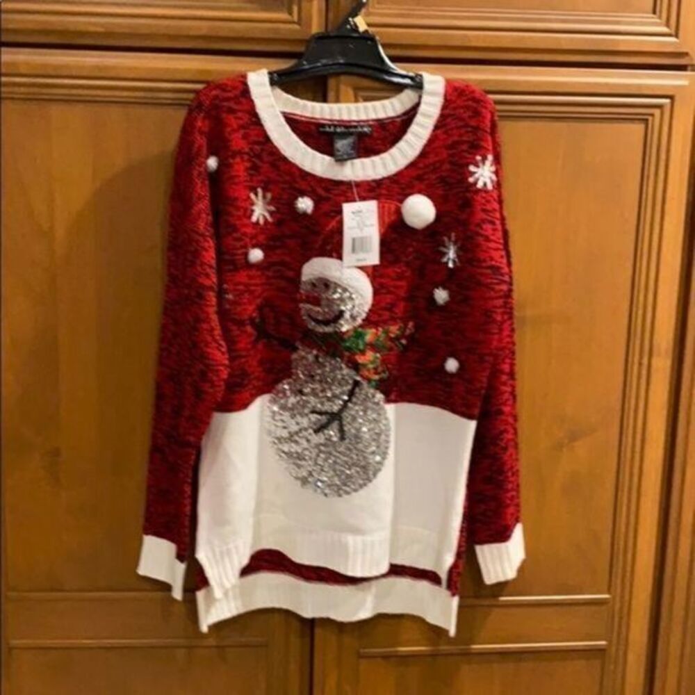 Nwt Snowman Christmas Sweater
